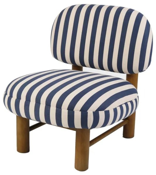 Kreslo LUMEN modré / biele 741104