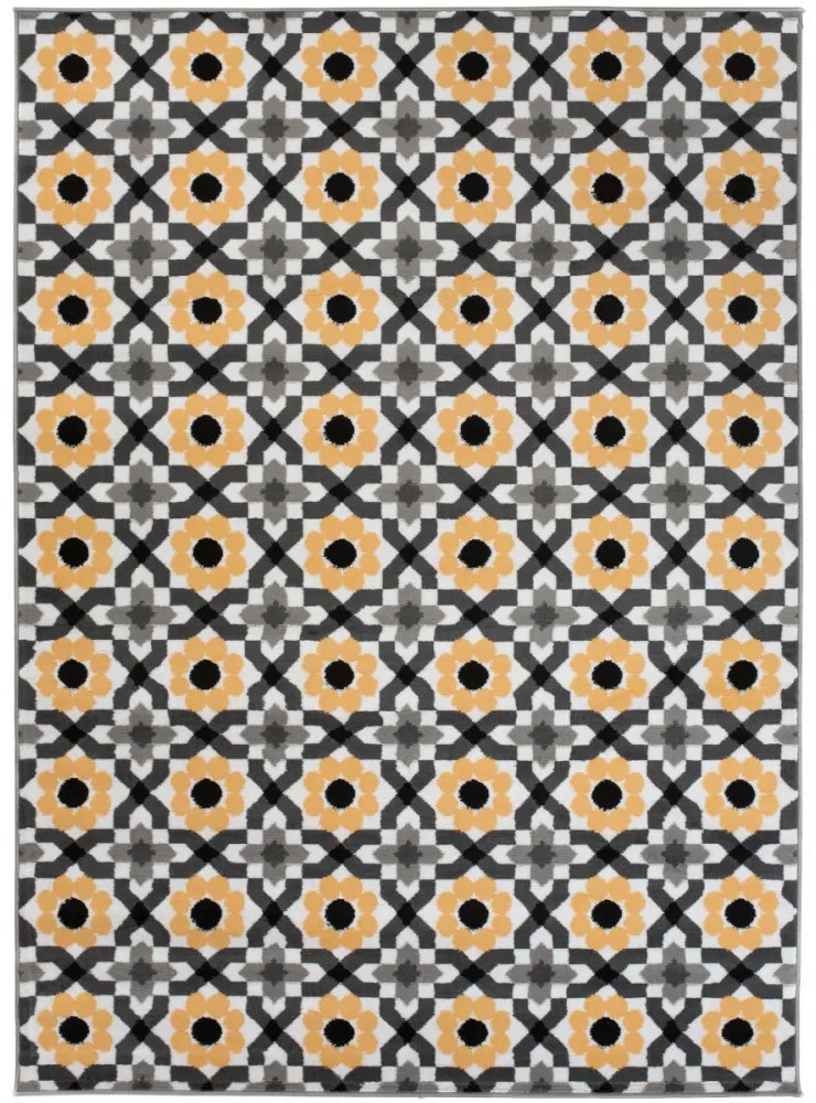 Kusový koberec PP Maya žltý, Velikosti 80x150cm