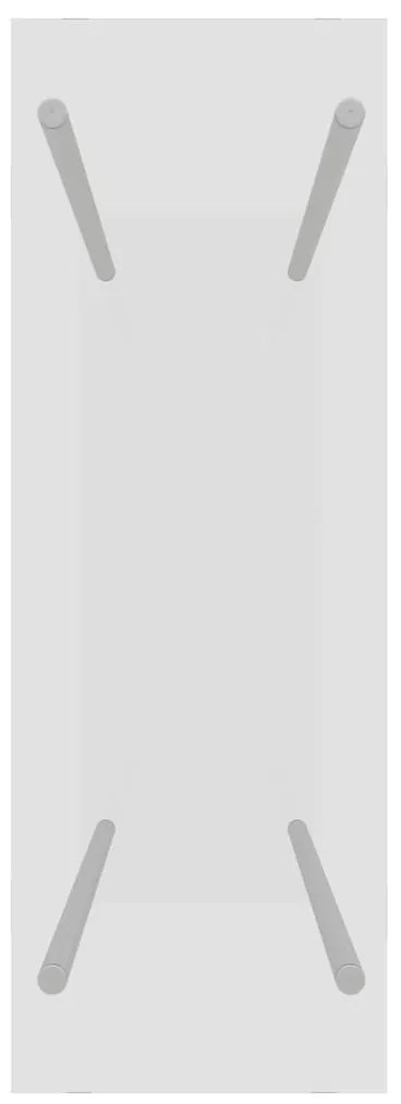 Stojan na palivové drevo priehľadný 80x35x100 cm tvrdené sklo