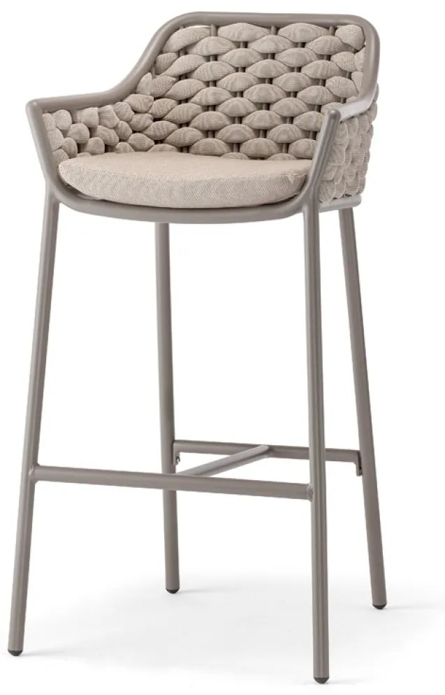 PANAMA barová stolička black/taupe