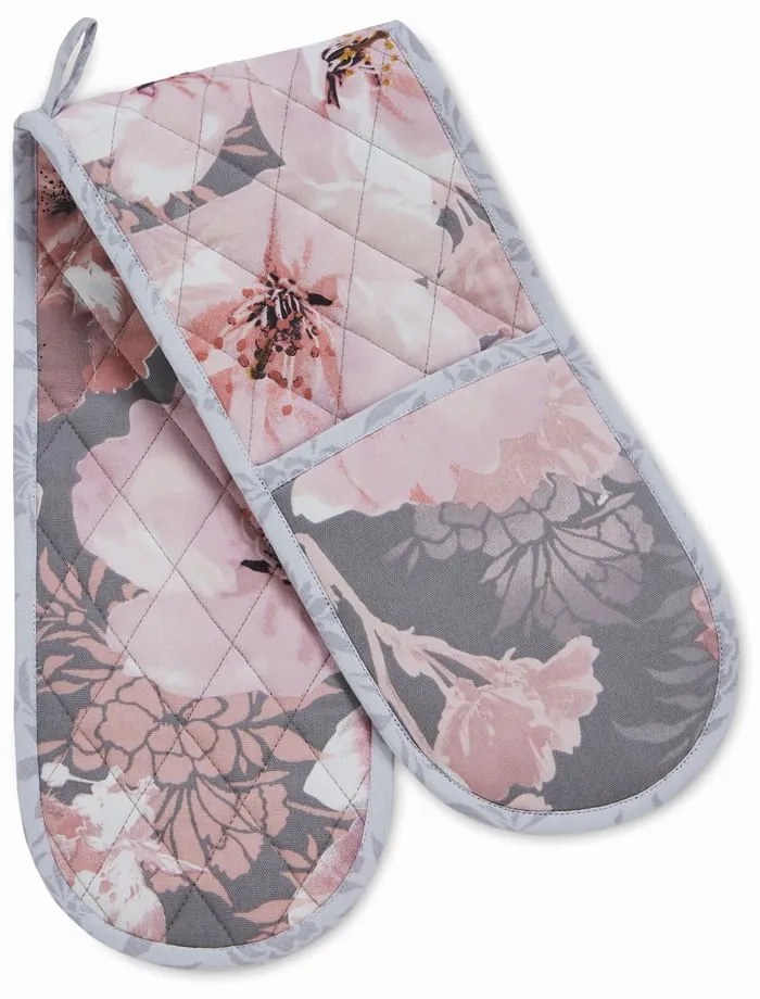 Bavlnená dvojitá kuchynská chňapka Dramatic Floral – Catherine Lansfield