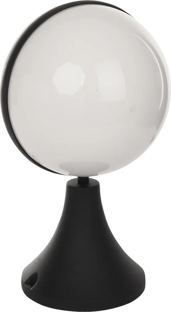 Exteriérové svietidlo Circulo, 1x biele plastové tienidlo, b