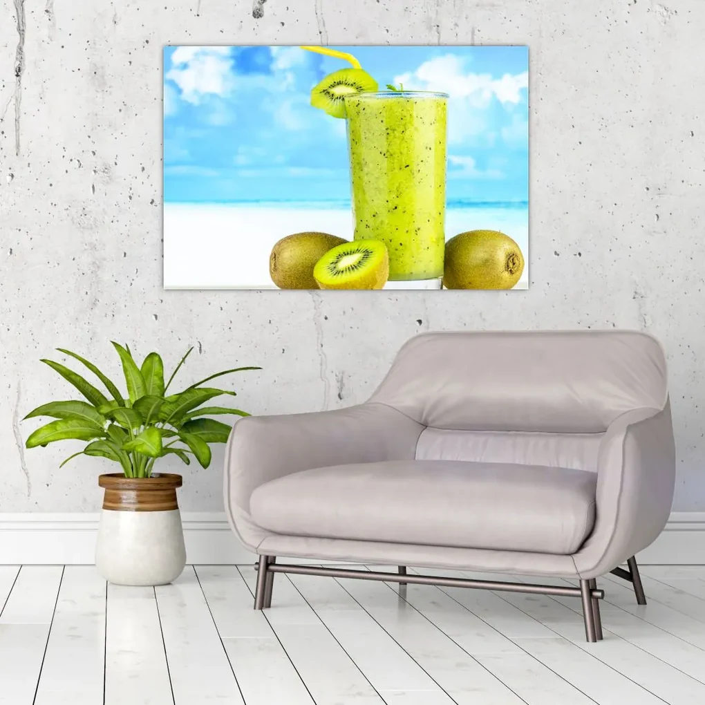 Obraz - kiwi smoothie (90x60 cm)