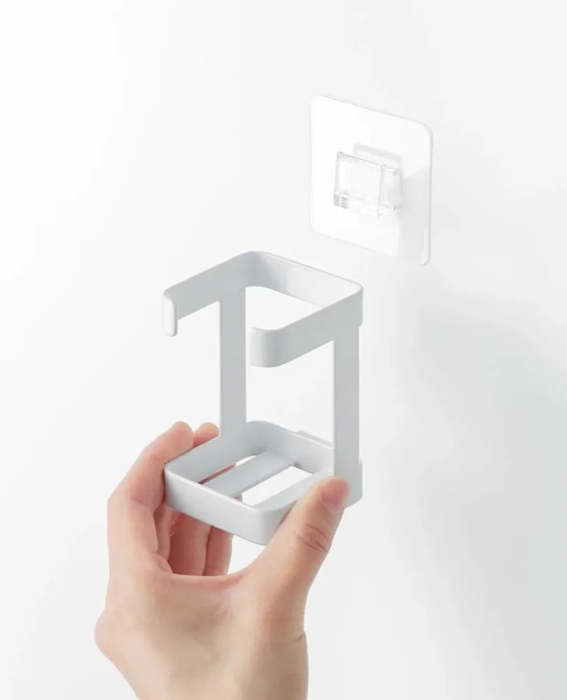 Biely kovový držiak zariadenia starostlivosti o pleť Film Hook – YAMAZAKI