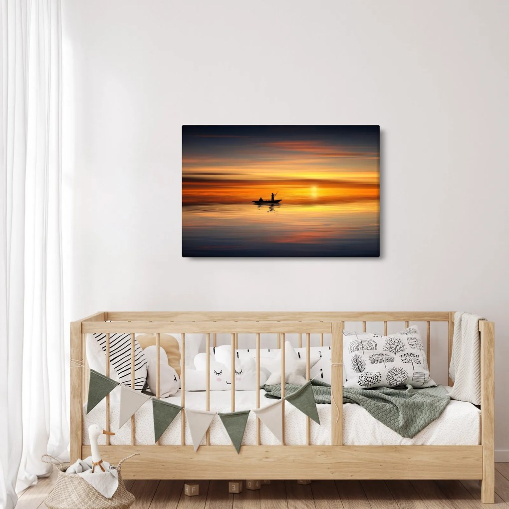 Obraz - plavba na loďke (90x60 cm)