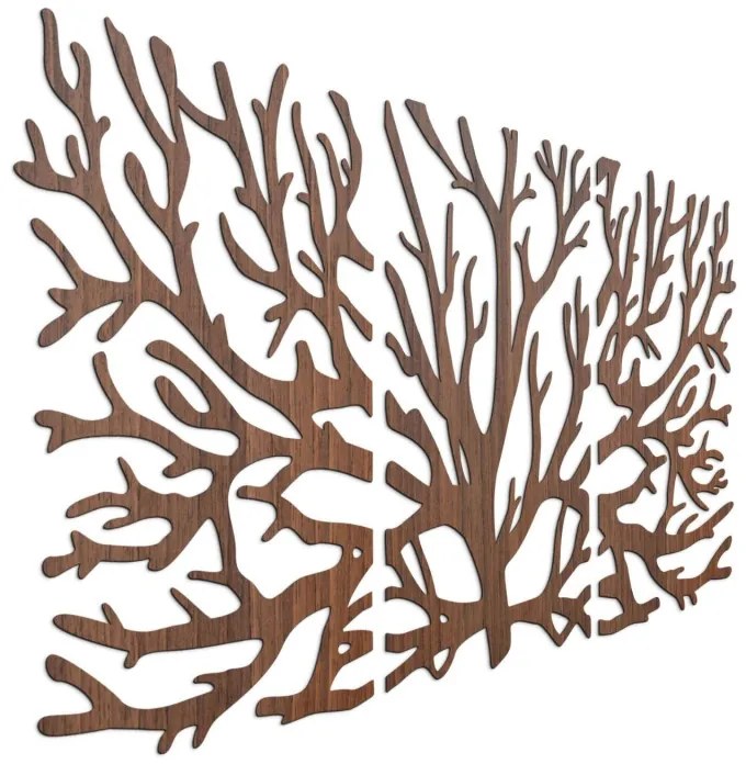 Trojdielny obraz na stenu konáre | SENTOP FB-HDF0502