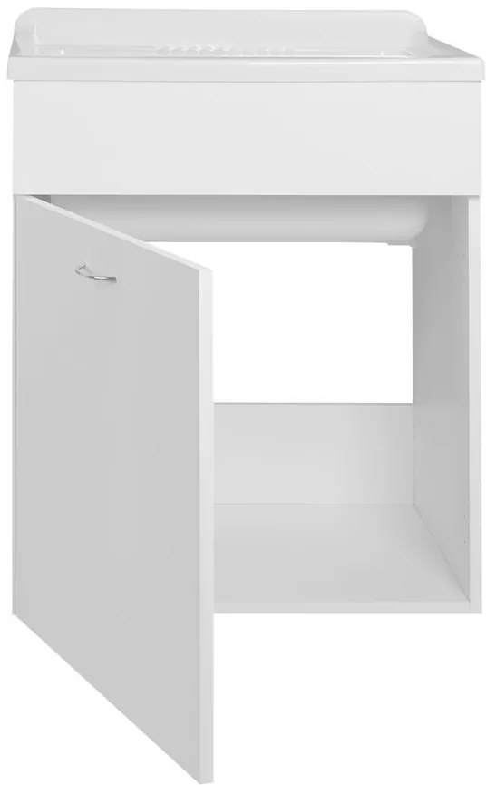 Aqualine Aqualine, plastová výlevka so skrinkou 60x50 cm, vrátane sifónu, PI6050-01