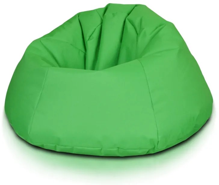 INTERMEDIC SK - Sedací vak Relax 110x70 cm | kreslo na oddych z ekokože alebo polyesteru, 300 l Farba: NC02 - Zelená (Polyester)