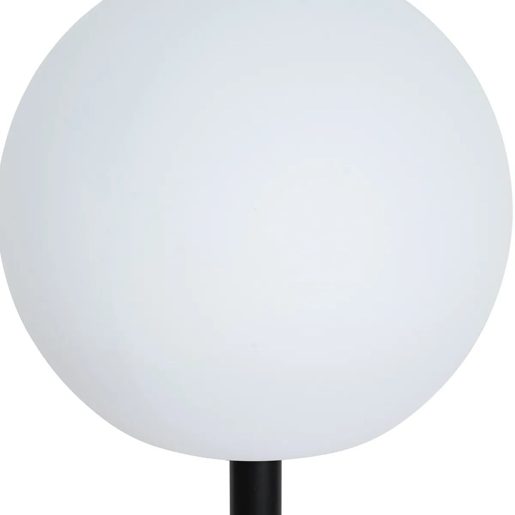 Vonkajšia lampa biela 30 cm vrátane LED IP44 solárna RGBW - Ludger