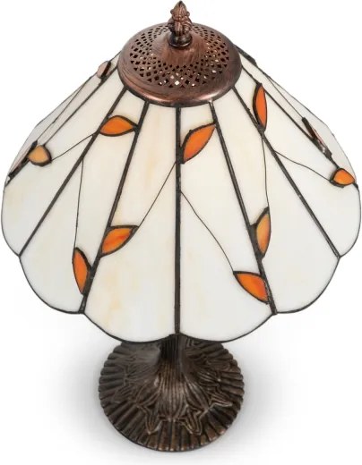 Brilagi - Tiffany vitrážová stolná lampa FOLIA 1xE27/60W/230V