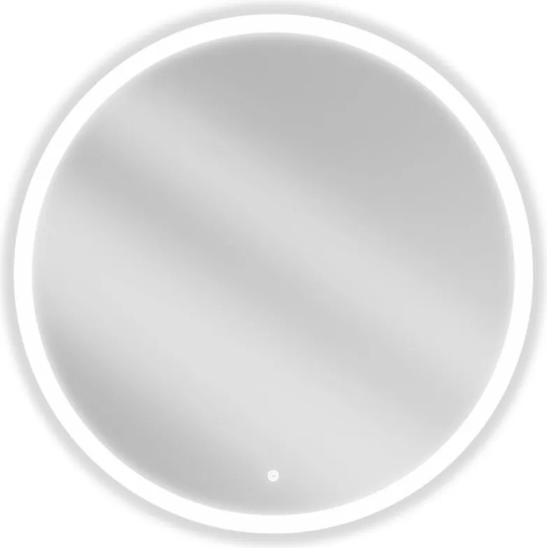Mexen Oro, okrúhle LED podsvietené kúpeľňové zrkadlo 90 cm, 6000K, vykurovacia podložka proti zahmlievaniu, 9824-090-090-611-00