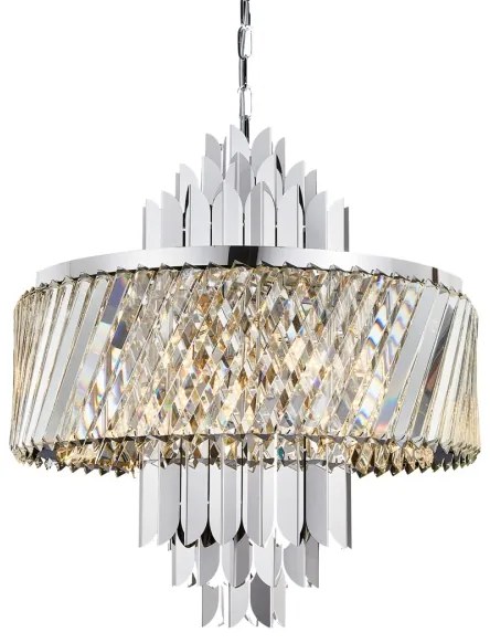 Luster na reťazi MARGOT 9xE14/40W/230V chróm