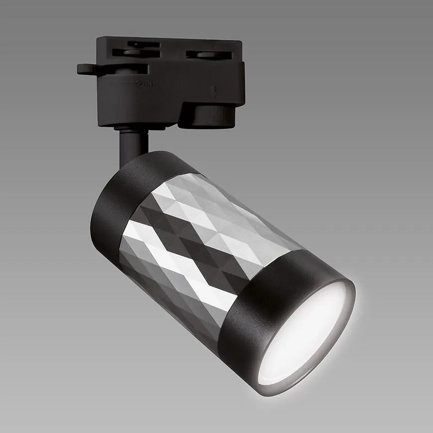 Stropné svietidlo do koľaj. systému PIANO TRA GU10 strieborné/čierne 04092 K1