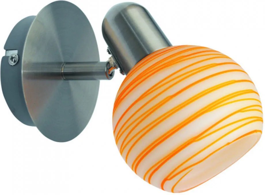 Rábalux 6345 Nástenné Lampy AUREL satinovaný chróm kov 1xE14 max. 40W IP20