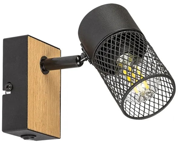 Rabalux 71151 - Nástenné bodové svietidlo METTA 1xE14/40W/230V dub