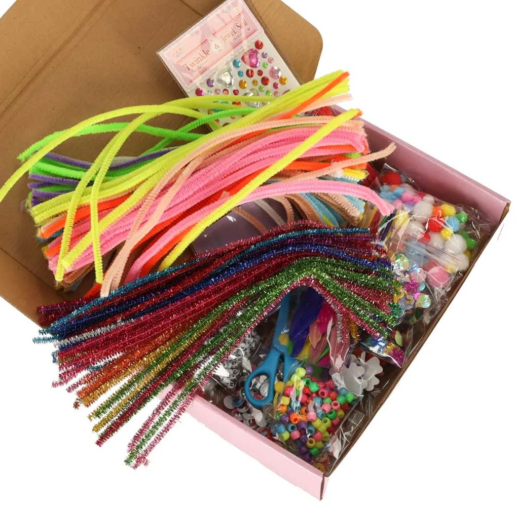 KIK Kreatívna sada pre deti 1200 dielov – DIY tvorivý set na ručné práce, korálky