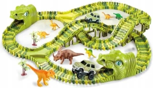 Dinosauria mega autodráha 240 dielikov
