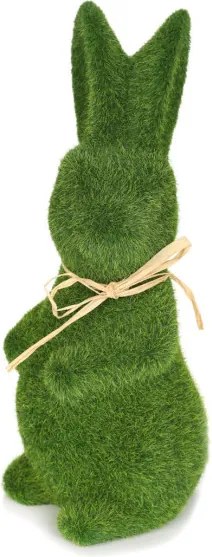 Dekoratívna figúrka POLY v tvare veľkonočného zajaca, zelená 883038