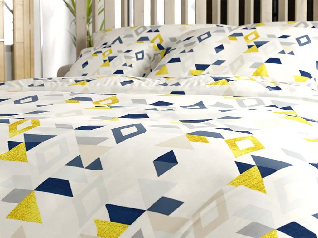 Obliečky z mikrovlákna GEOMETRICA farebné Rozmer obliečky: 70 x 90 cm | 140 x 220 cm
