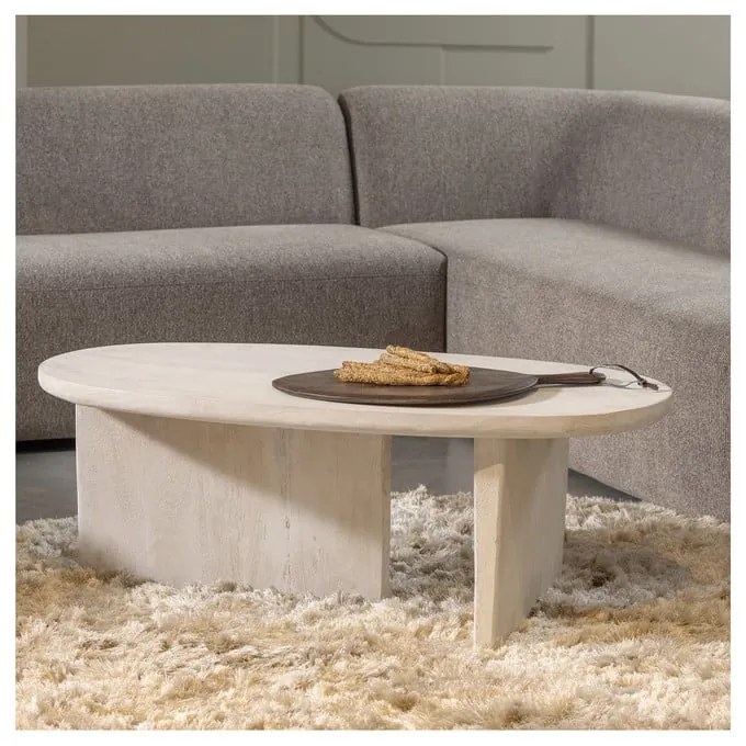 Konferenčný stolík z mangového dreva v prírodnej farbe 110x60 cm Seam – BePureHome