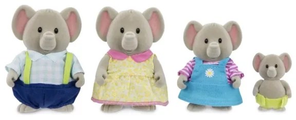 Li'l Woodzeez - Set postavičiek OLIPHANT rodina slonov