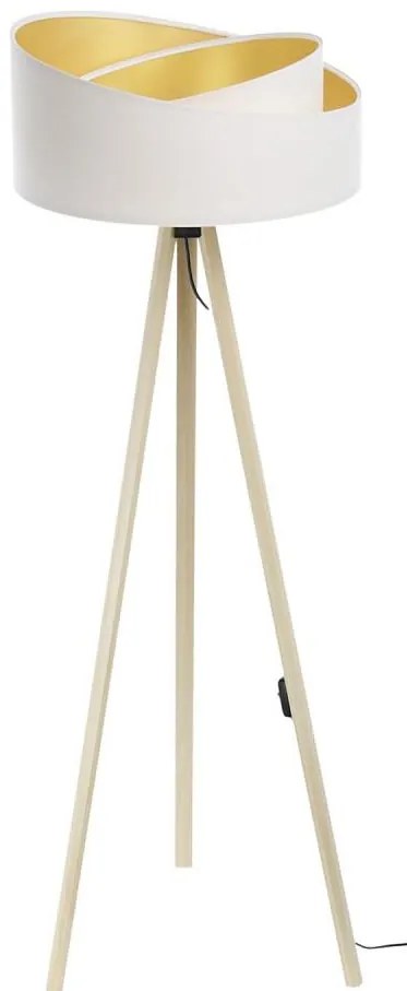 Stojacia lampa GALAXY 1xE27/60W/230V biela/béžová