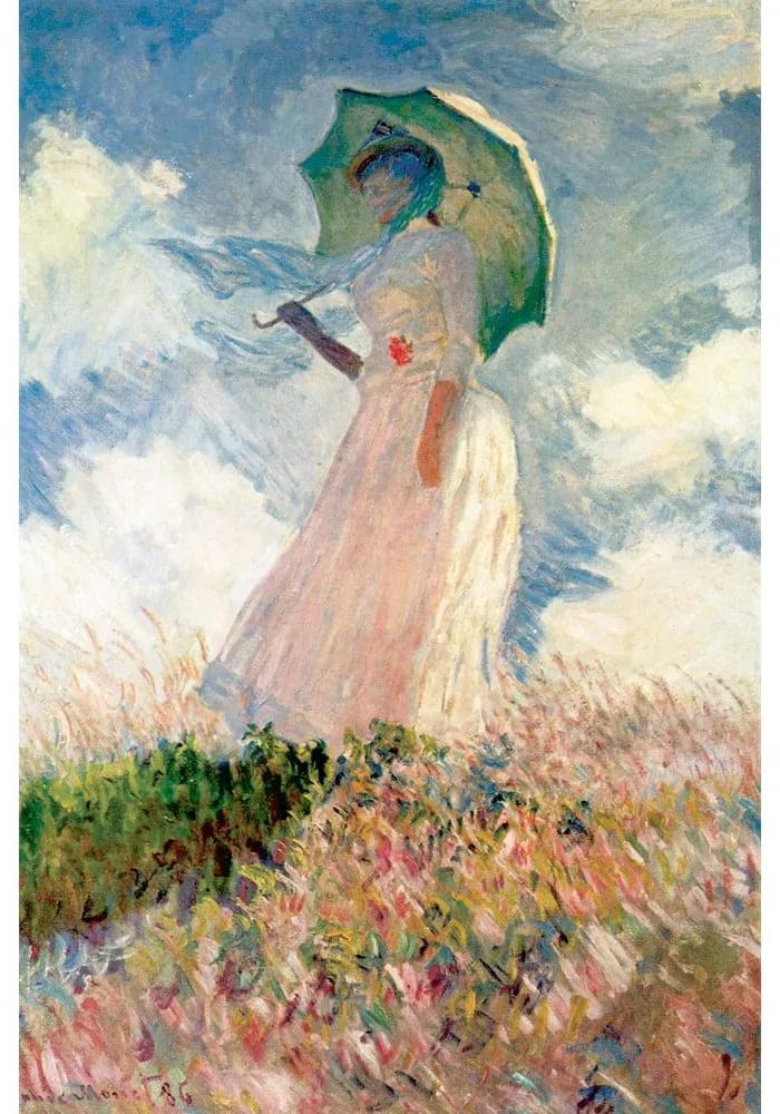 Reprodukcia obrazu Claude Monet - Woman with Sunshade, 70 x 45 cm