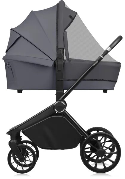 Lionelo - Kombinovaný kočík 3v1 MIKA PLUS Grey Stone