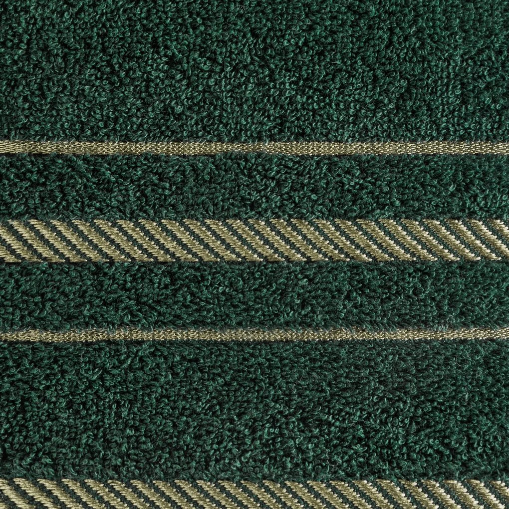 BAVLNENÝ UTERÁK KORAL 50X90 CM TMAVOZELENÁ