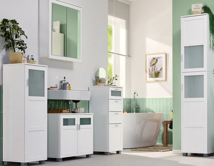 Livarno®  Vysoká skrinka do kúpeľne Basel  (100396343)