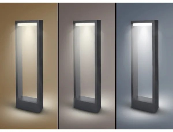 Brilagi-LED Vonkajšia lampa RAGUSA LED/7W/230V 3000/4000/6000K antrac. IP54 50 cm