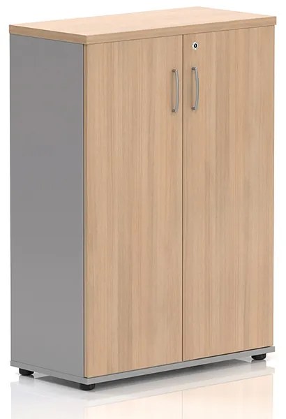 Stredná skriňa Visio LUX 80 x 38,5 x 113 cm, dub