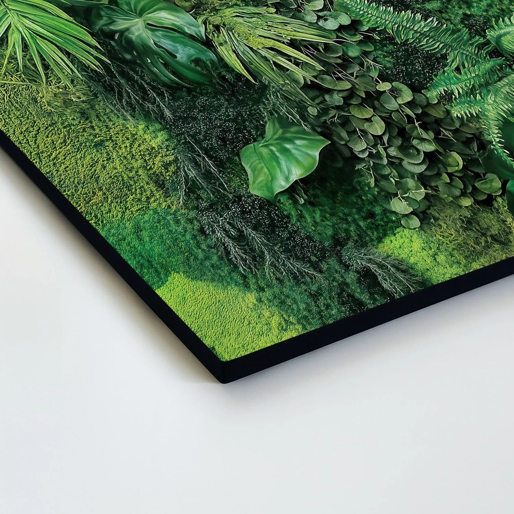 DUBLEZ | Drevený obraz - Machová monstera | UV potlač, Premium