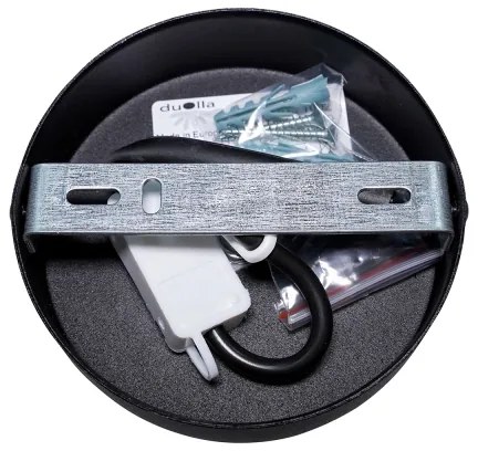 Duolla - Prisadený luster DUO 1xE27/15W/230V pr. 40 cm zelená/zlatá