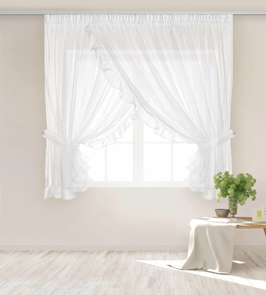Záclona BRIGHT biela Rozmer: 400x250 cm