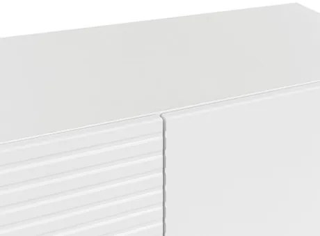 Komoda Sarlana 1D3SZ (biela + čierna) . Akcia -6%. Vlastná spoľahlivá doprava až k Vám domov. 1103680