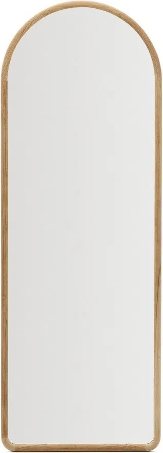 Nástenné zrkadlo s dreveným rámom 55x155 cm Milsa – Kave Home