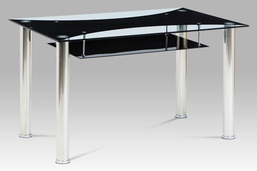 Jedálenský stôl Oakland, 130 cm, čierna