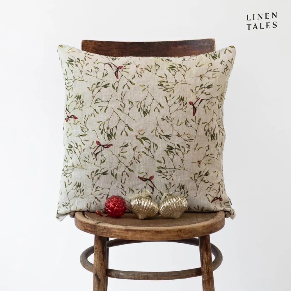 Obliečka na vankúš s vianočným motívom 40x60 cm – Linen Tales