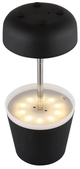 Globo 36638S - LED Solárna lampa 10xLED/0,06W/3V IP44 čierna