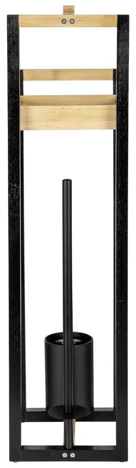 Bambusový stojan na toaletný papier s kefou Braidi - Wenko