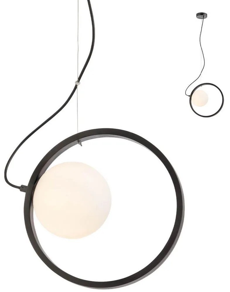 Redo 01-2320 - Luster na lanku KLEIDI 1xE14/28W/230V pr. 27 cm čierna