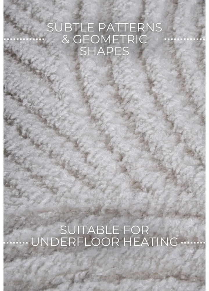 Krémovobiely behúň 80x240 cm Chappe Cream White – Elle Decoration