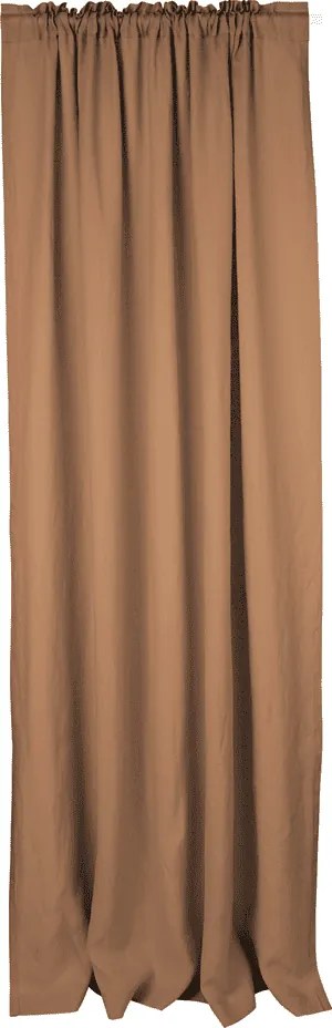 Ľanový záves čokoládová 140/300 cm 300 cm