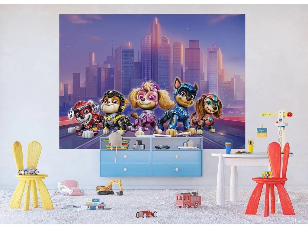 Detská fototapeta Paw Patrol Movie 251 x 182 cm, 4 diely