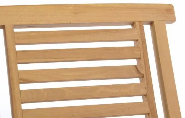 Divero Hantown 41623 Sada 2 ks Skladacia záhradná stolička - teakové drevo