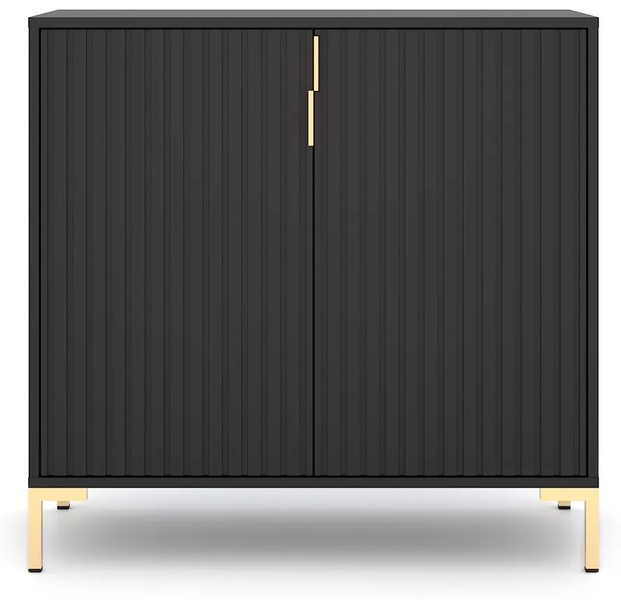 Komoda Flinn 88,2 cm čierna