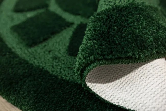 Kúpeľňový koberček Ocean fľaškovo zelený kruh