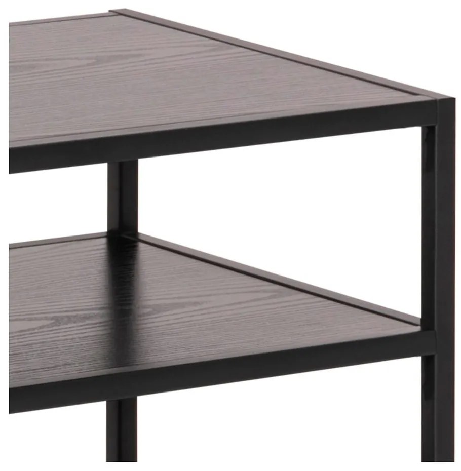 Čierny TV stolík Actona Seaford