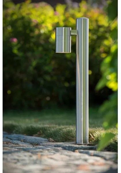 Lucide 14867/49/12 - LED Vonkajšia lampa ARNE-LED 1xGU10/5W/230V matný chróm